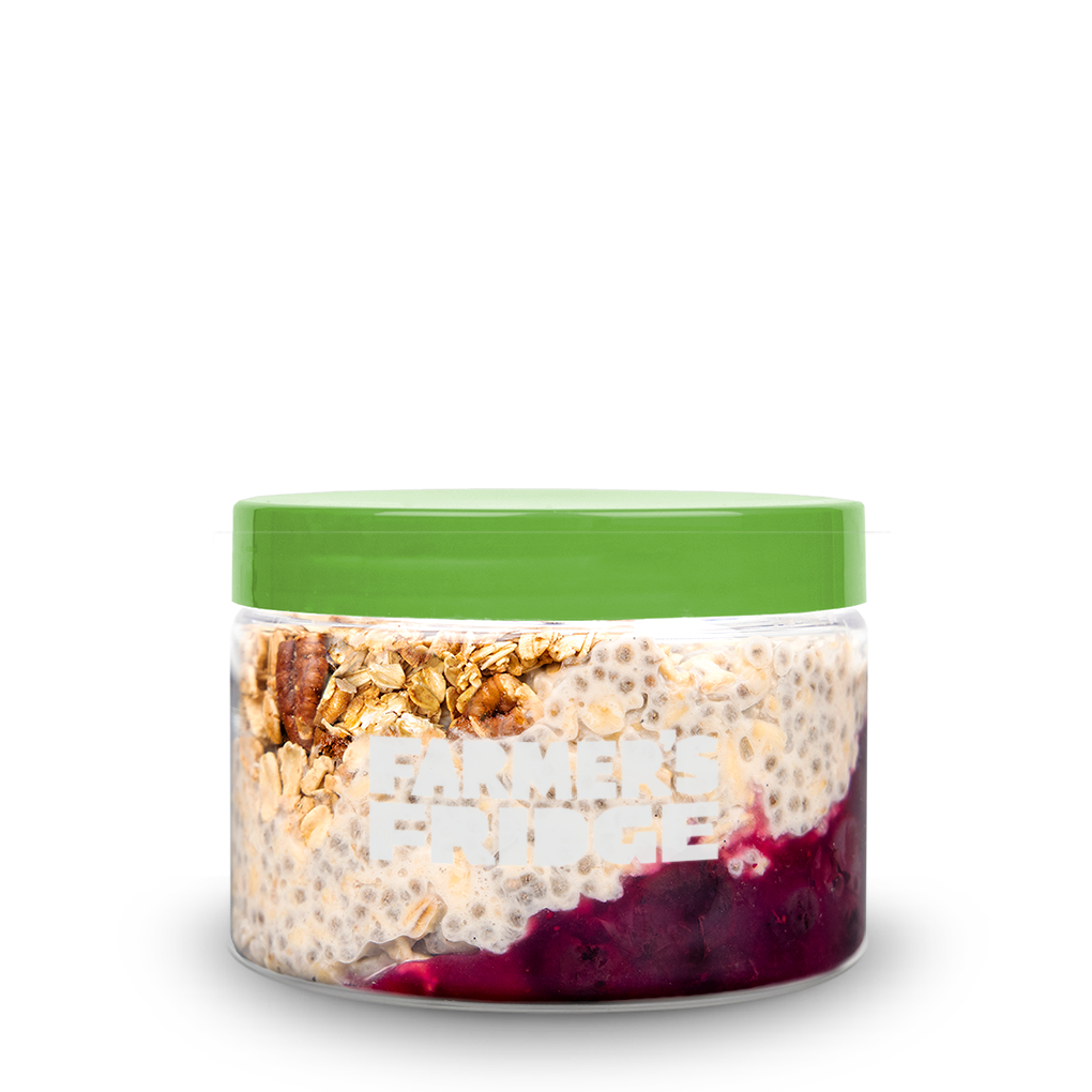 Blueberry Chia Overnight Oats