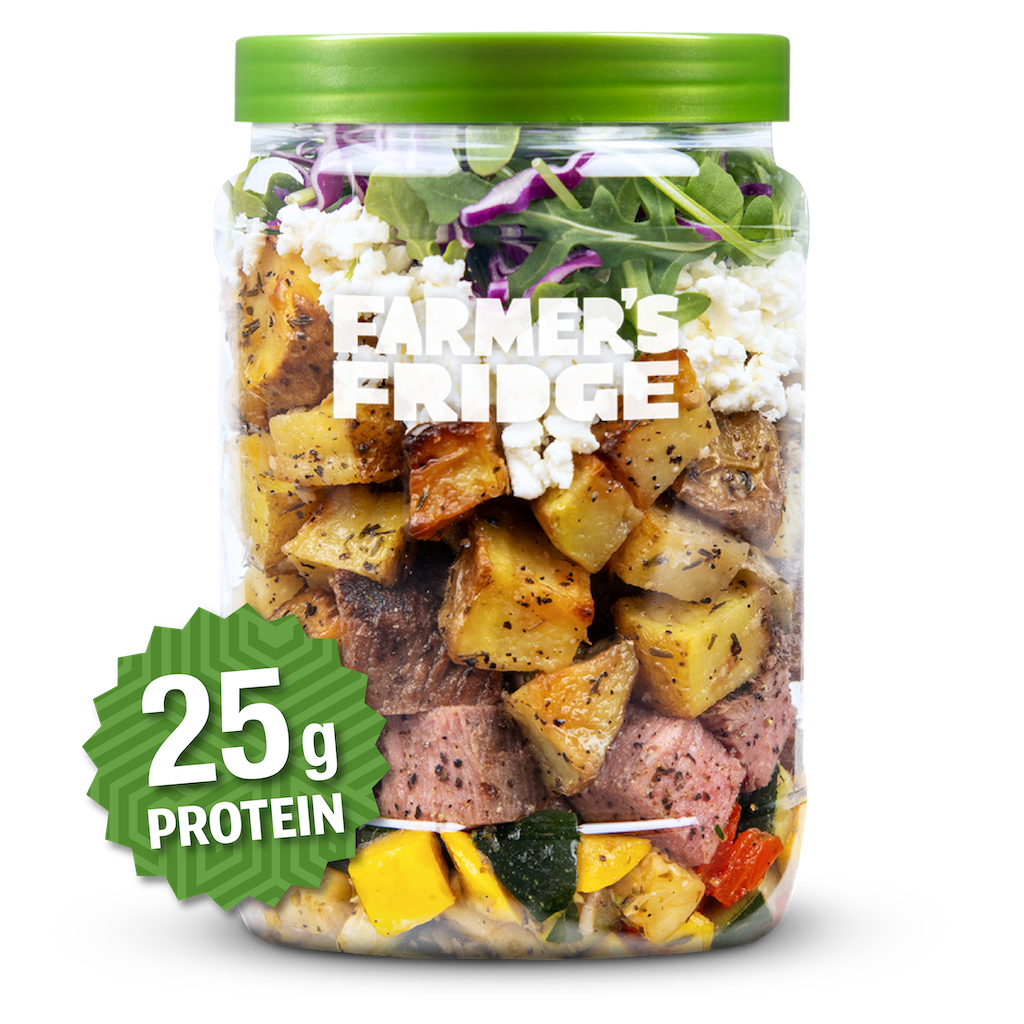 High Protein Chimichurri Steak Bowl